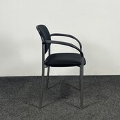 Zwarte Vergaderstoel Met Armleggers