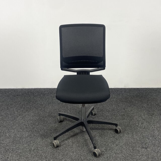 Zwarte Dauphin Bureaustoel Tio - Nieuw Gestoffeerd