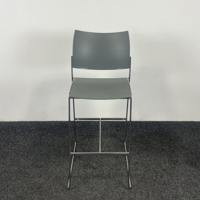 Casala Curvy Barkruk - Grijze Zitting