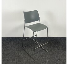 Casala Curvy Barkruk - Grijze Zitting