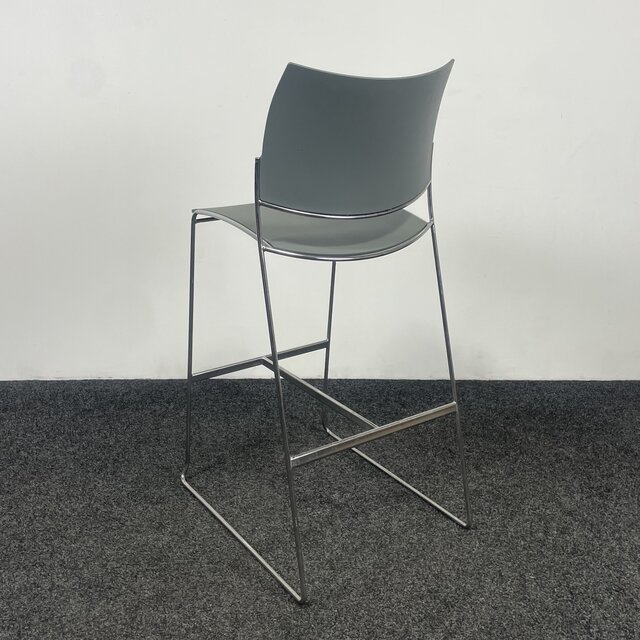 Casala Curvy Barkruk - Grijze Zitting