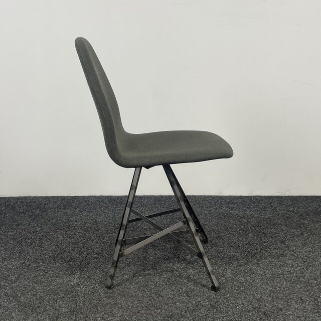 Spoinq Piramide Stoel - Staal | Donkergroen