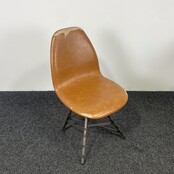 [SET] Spoinq Piramide Stoel - Staal | Cognac