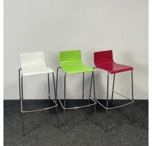 [SET] Sintesi Hoge Barkruk - Kunststof Zitting