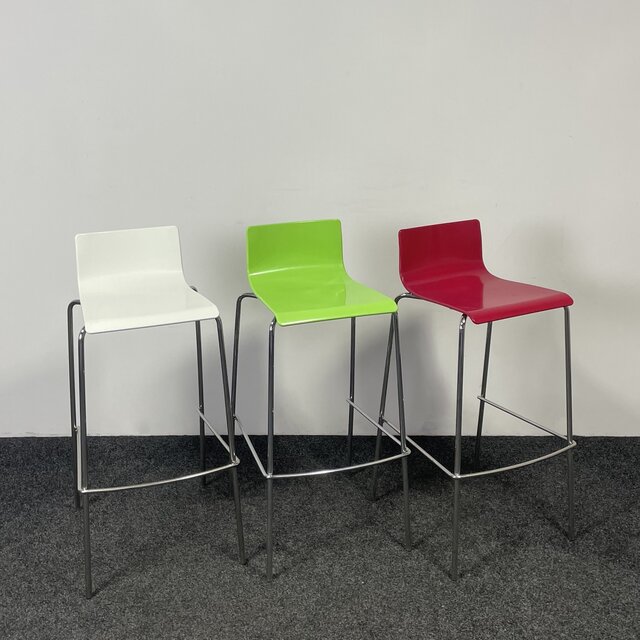 [SET] Sintesi Hoge Barkruk - Kunststof Zitting