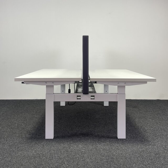 Refurbished Duo Bureau - Slinger Verstelbaar | Nieuw Blad Naar Keuze