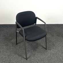 Ahrend 320 Vergaderstoel - Rechte Armleggers - Antraciet Onderstel