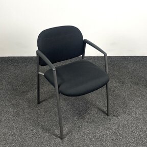 Ahrend 320 Vergaderstoel - Rechte Armleggers - Antraciet Onderstel