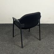 Gebruikte Ahrend 320 Vergaderstoel - Schuine Armleggers - Zwart Onderstel