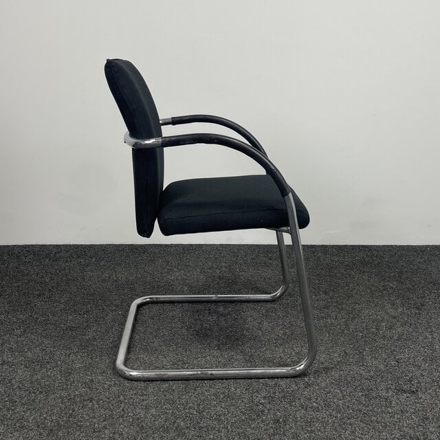 Klöber 911 Vergaderstoel - Zwart / Chroom