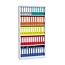 Lamers Kantoormeubelen Boekenkast - Staal | 195 x 92 x 42 cm