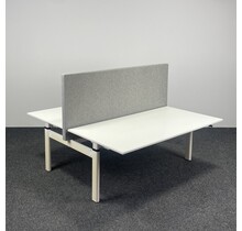 Refurbished Duo Bureau - Slinger Verstelbaar | Nieuw Blad Naar Keuze
