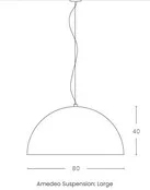 Hanglamp Amedeo Suspension - Zwart