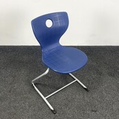 Blauwe Schoolstoel - PantoSwing Lupo | XL Kuipzitting