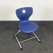 Blauwe Schoolstoel - PantoSwing Lupo | M Kuipzitting