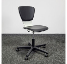 Werkstoel Zwart / Wit