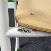 Ahrend Schoolstoel - Groene Armleuningen