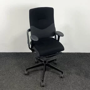 Grahl Xenium Bureaustoel - Zwart / Grijze Bekleding