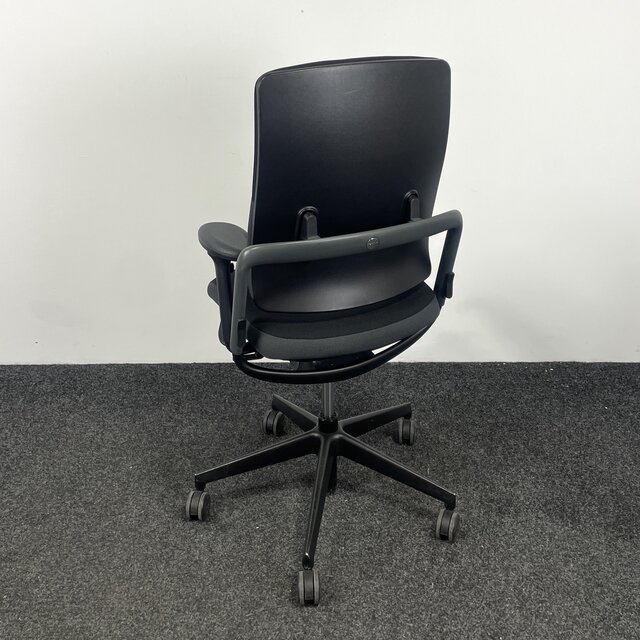 Grahl Xenium Bureaustoel - Zwart / Grijze Bekleding