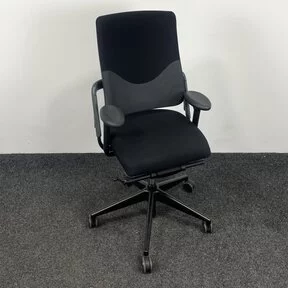 Bureaustoel Grahl Xenium - Zwart / Grijze Bekleding