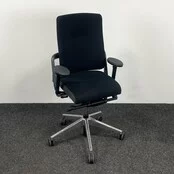 Bureaustoel Grahl Xenium - Zwart - Chroom Voetkruis