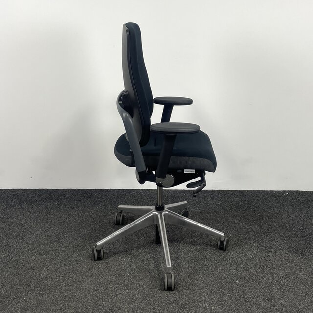 Bureaustoel Grahl Xenium - Zwart - Chroom Voetkruis