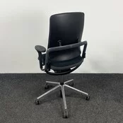 Bureaustoel Grahl Xenium - Zwart - Chroom Voetkruis