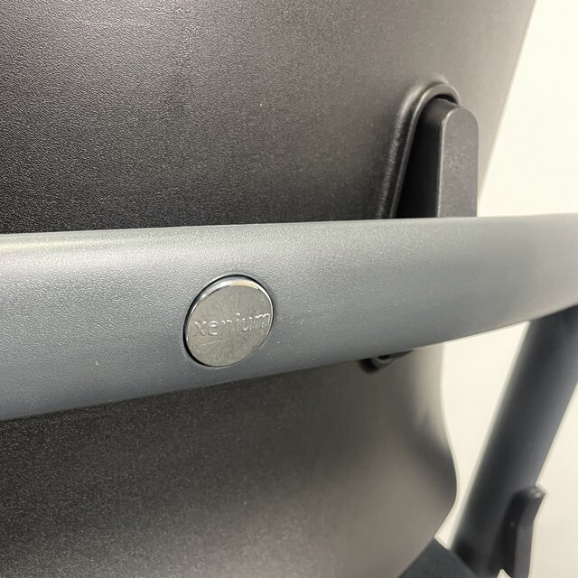 Bureaustoel Grahl Xenium - Zwart - Chroom Voetkruis