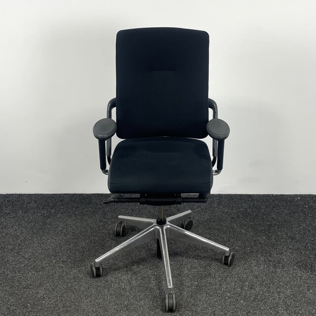 Bureaustoel Grahl Xenium - Zwart - Chroom Voetkruis