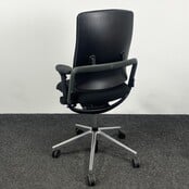 Grahl Xenium Bureaustoel - Chroom Voetkruis - Zwart