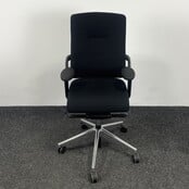 Grahl Xenium Bureaustoel - Chroom Voetkruis - Zwart