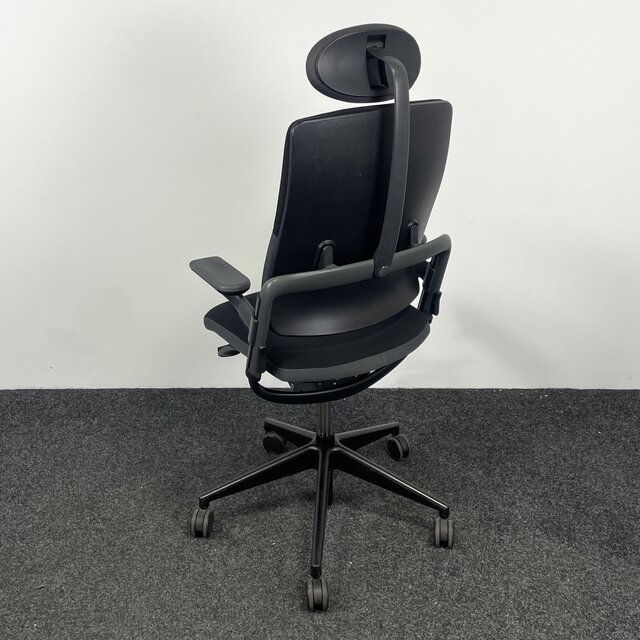 Bureaustoel Grahl Xenium - Zwart / Grijs - Met Hoofdsteun