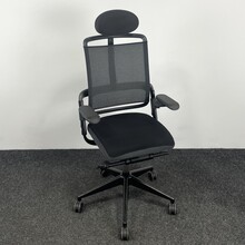 Zwarte Bureaustoel Grahl Xenium - Mesh Rugleuning