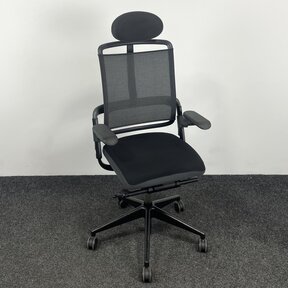 Zwarte Bureaustoel Grahl Xenium - Mesh Rugleuning