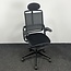 Rohde & Grahl Zwarte Bureaustoel Grahl Xenium - Mesh Rugleuning