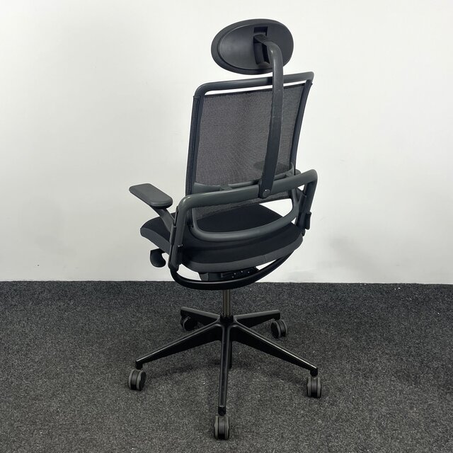 Zwarte Bureaustoel Grahl Xenium - Mesh Rugleuning