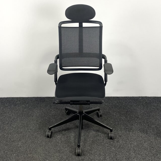 Zwarte Bureaustoel Grahl Xenium - Mesh Rugleuning