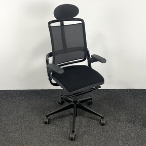 Bureaustoel Zwart Grahl Xenium - Mesh Rugleuning