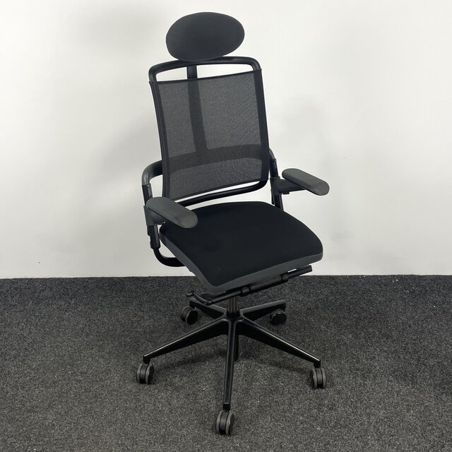 Bureaustoel Zwart Grahl Xenium - Mesh Rugleuning