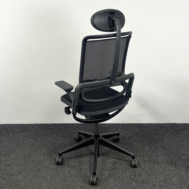 Bureaustoel Zwart Grahl Xenium - Mesh Rugleuning