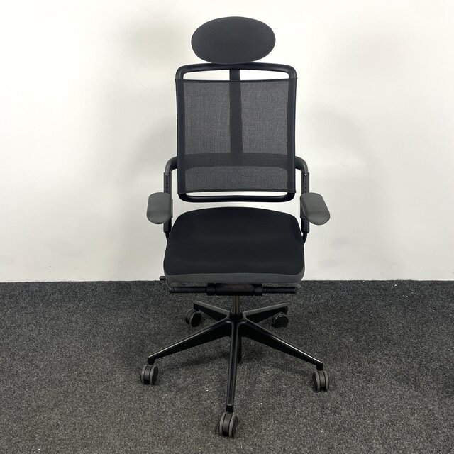 Bureaustoel Zwart Grahl Xenium - Mesh Rugleuning