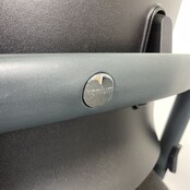 Bureaustoel Grahl Xenium - Zwart / Grijs - Zwart Voetkruis