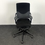 Bureaustoel Grahl Xenium - Zwart / Grijs - Zwart Voetkruis