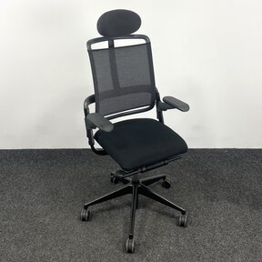 Bureaustoel Grahl Xenium - Mesh Rugleuning  - Zwart