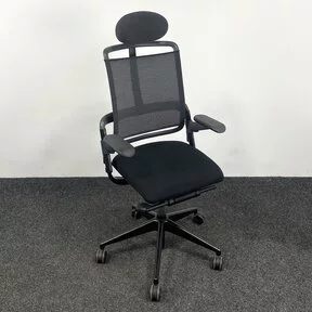 Bureaustoel Grahl Xenium - Mesh Rugleuning  - Zwart