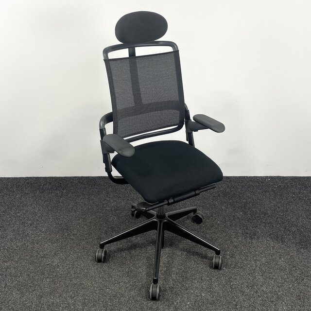 Bureaustoel Grahl Xenium - Mesh Rugleuning  - Zwart