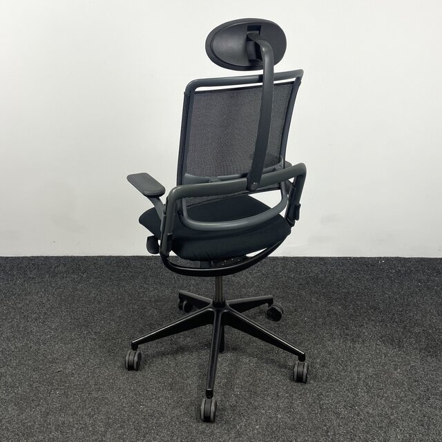 Bureaustoel Grahl Xenium - Mesh Rugleuning  - Zwart