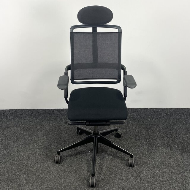 Bureaustoel Grahl Xenium - Mesh Rugleuning  - Zwart