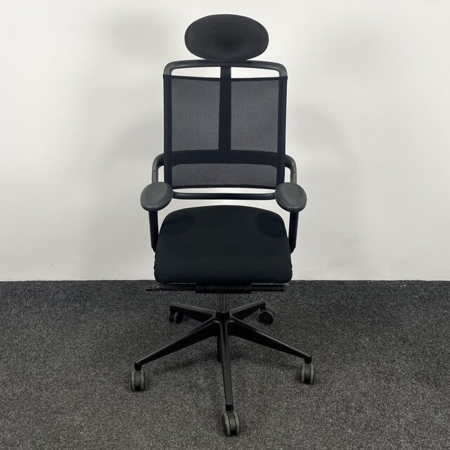 Bureaustoel Grahl Xenium - Zwart - Mesh Rugleuning