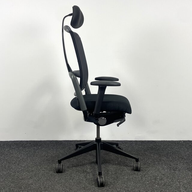 Bureaustoel Grahl Xenium - Zwart - Mesh Rugleuning